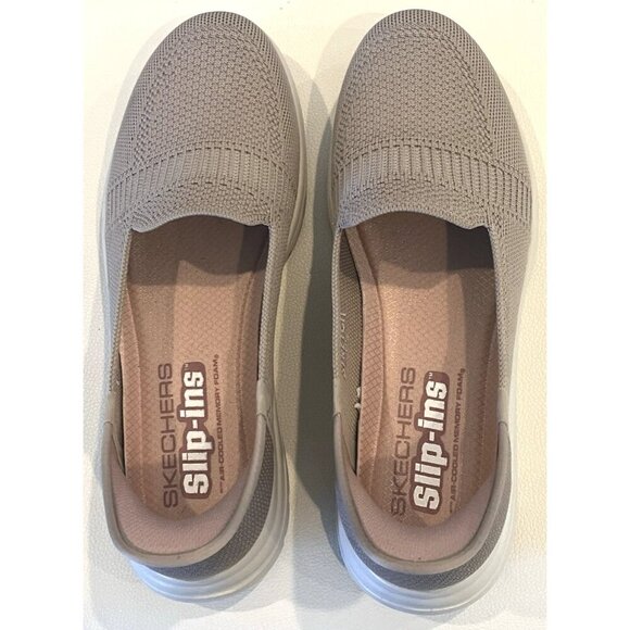 New Skechers Taupe Slip-ins On-the-GO Flex Camellia Comfy Sneakers - Picture 12 of 12